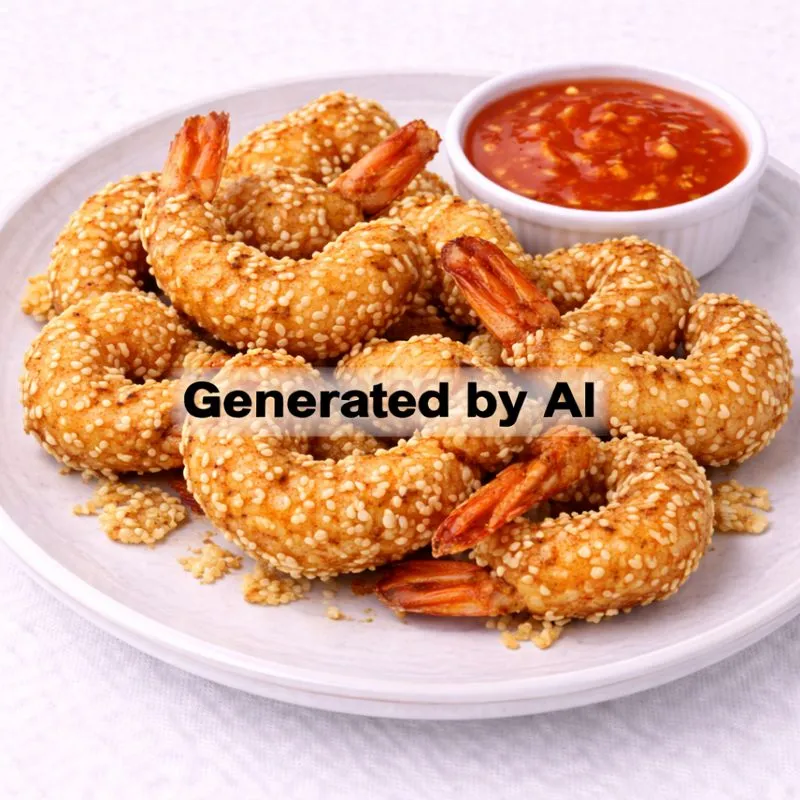 Sprøstekt sesamreker