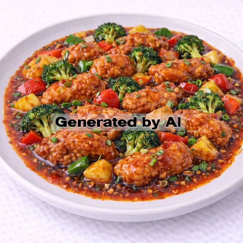 Svinefilet med sursøtsaus