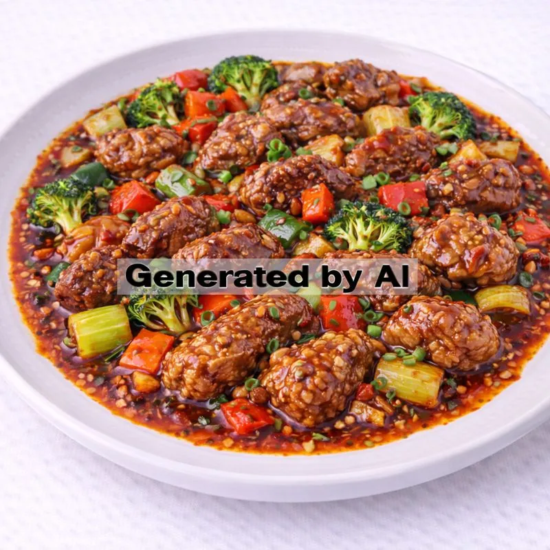 Lammfilet i chili tofusaus