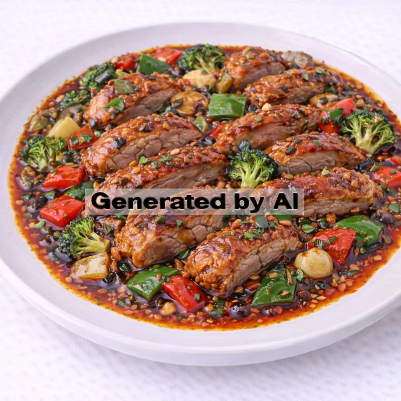 b) And med Szechuansaus