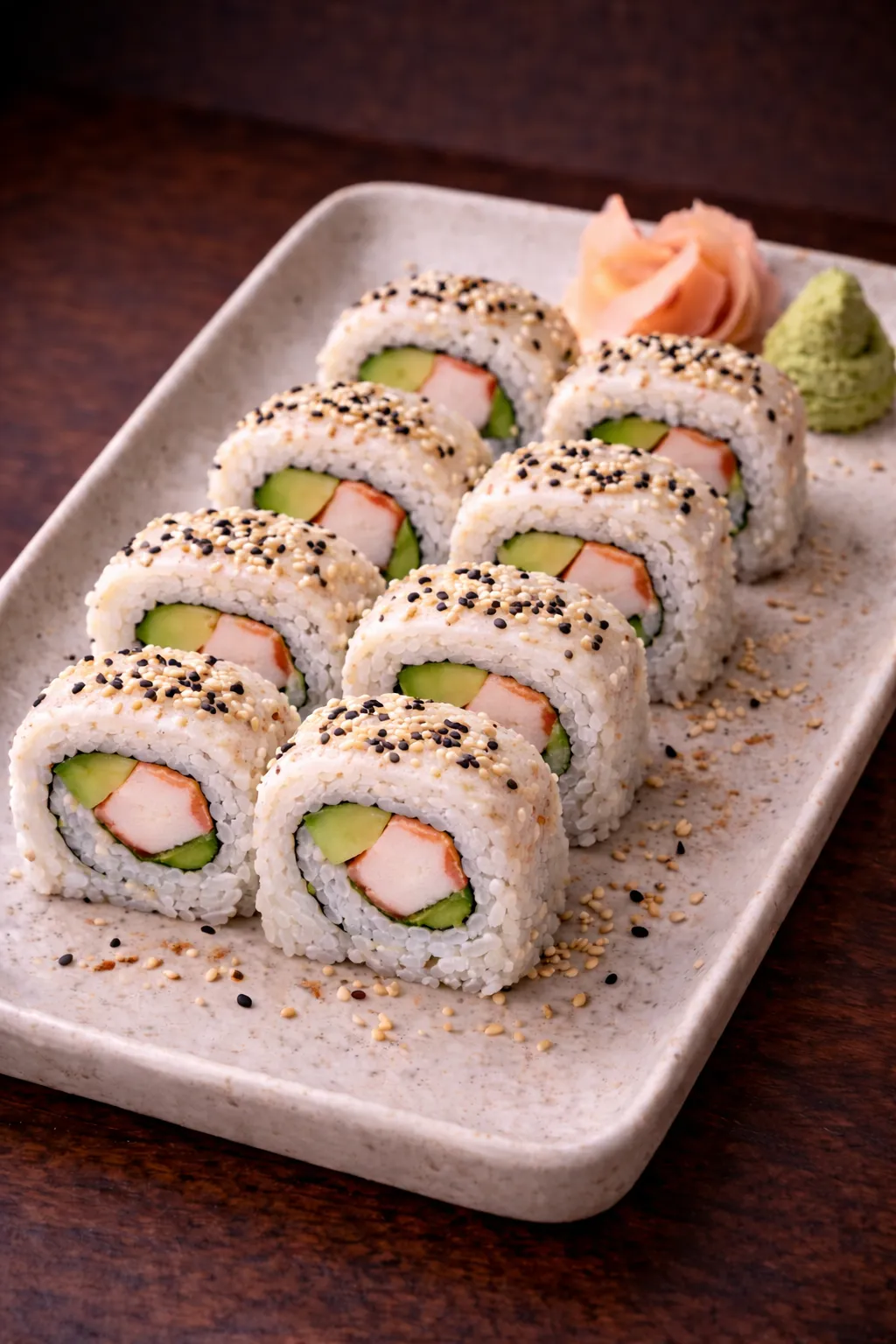Scampi maki (8 bitter)