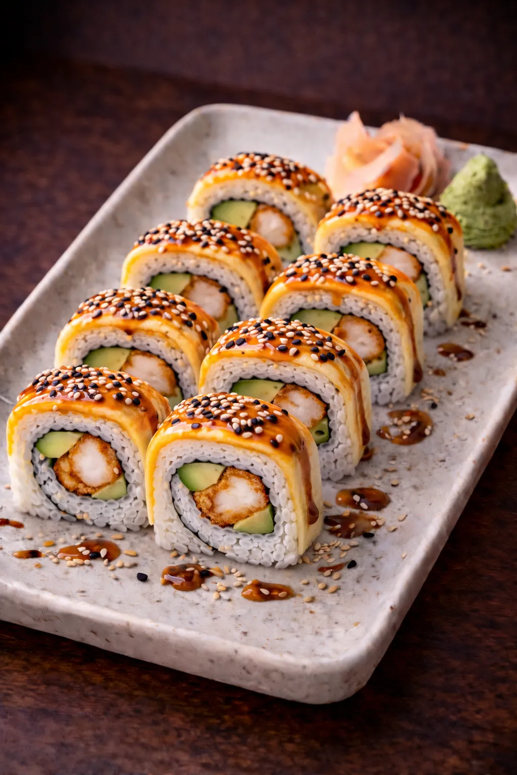 Styles tempura maki (8 biter)