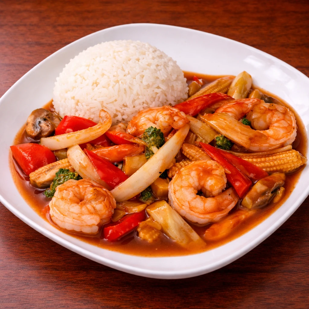 Gon bao med kylling / biff / scampi / tofu