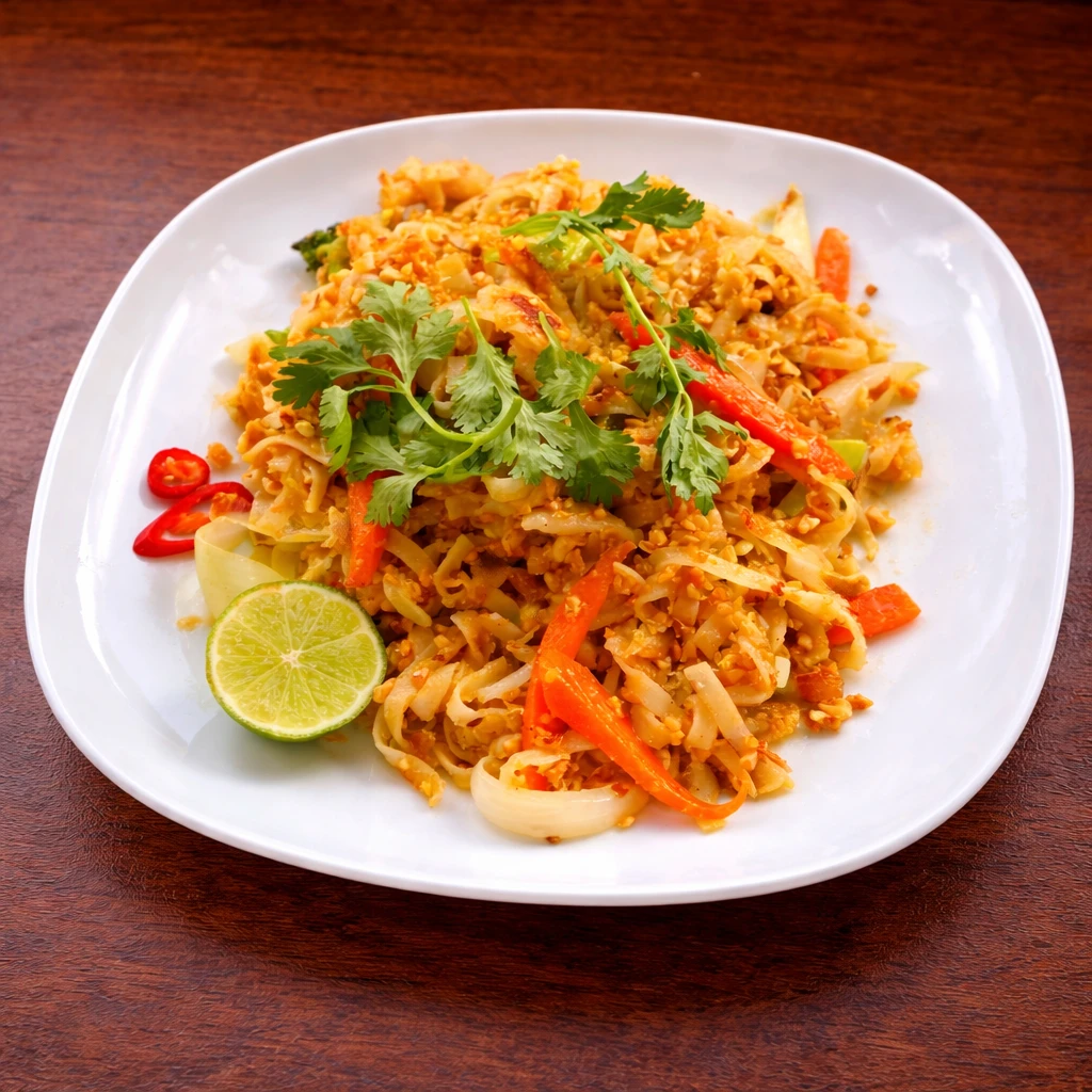 Pad thai kylling /  biff /  scampi / tofu