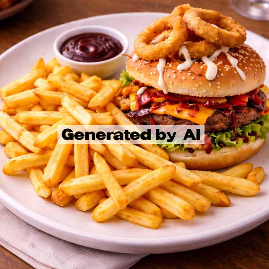 Tex Mex Burger Tallerken