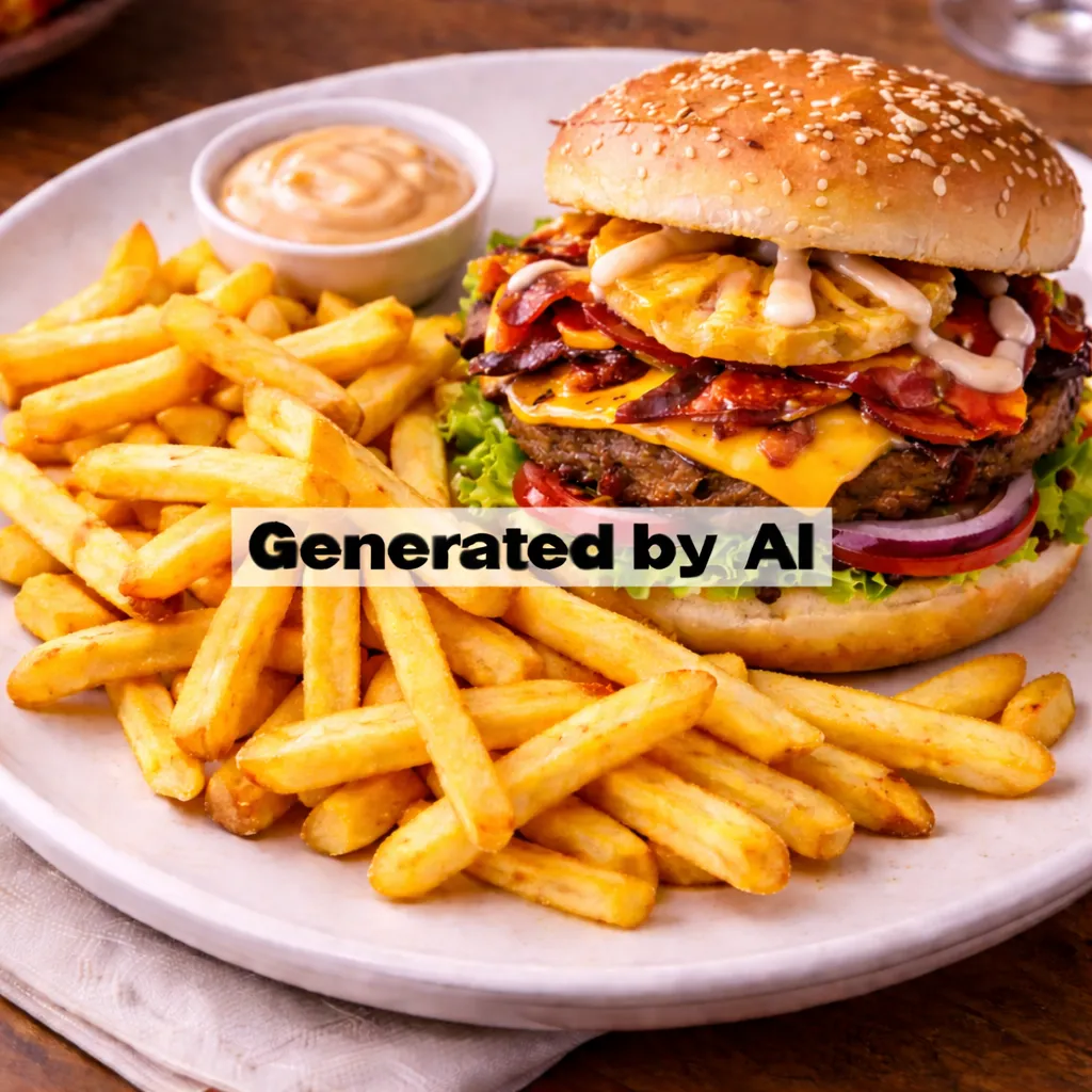 Hawaii Burger Tallerken