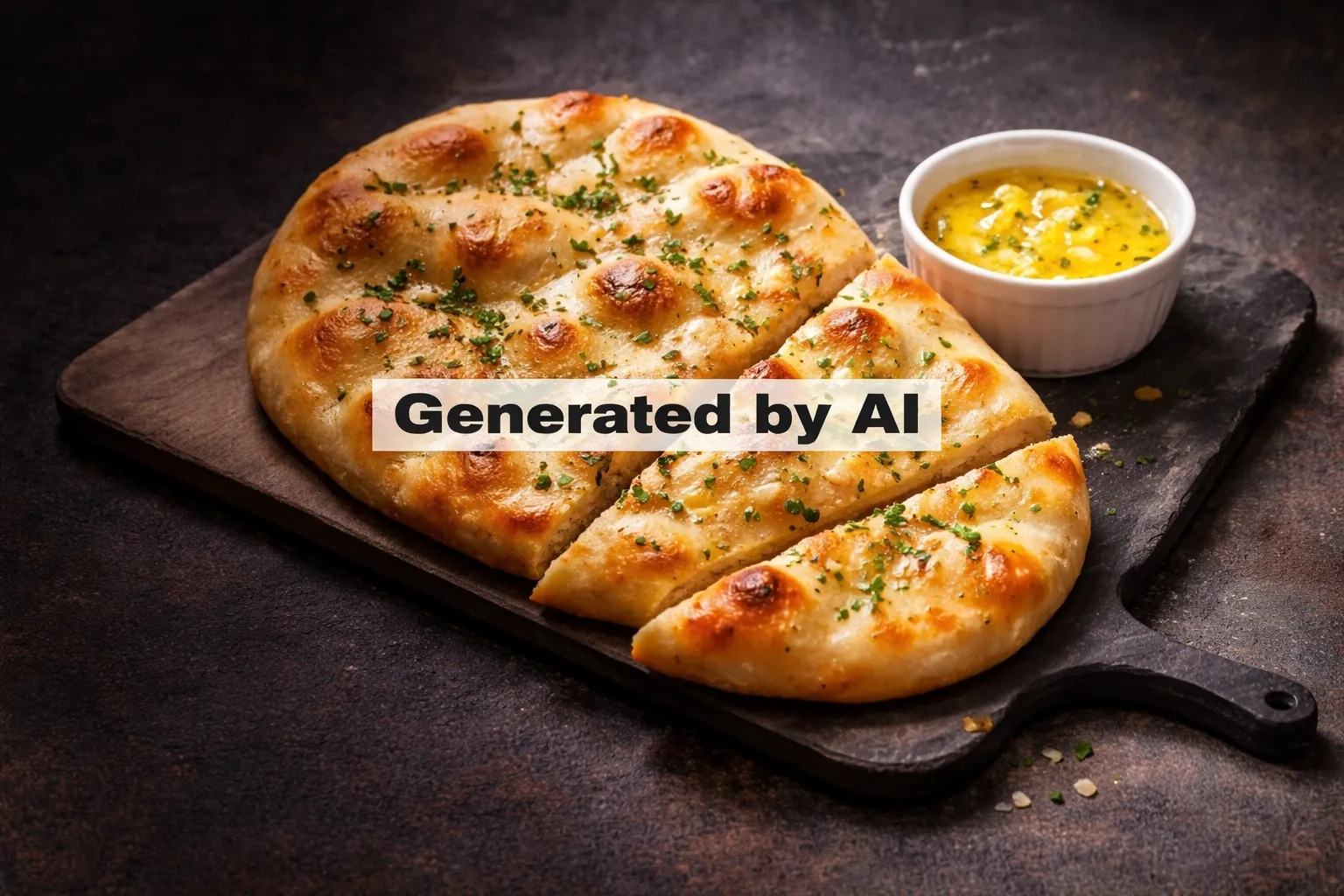 Nanbrød med hvitløkssmør