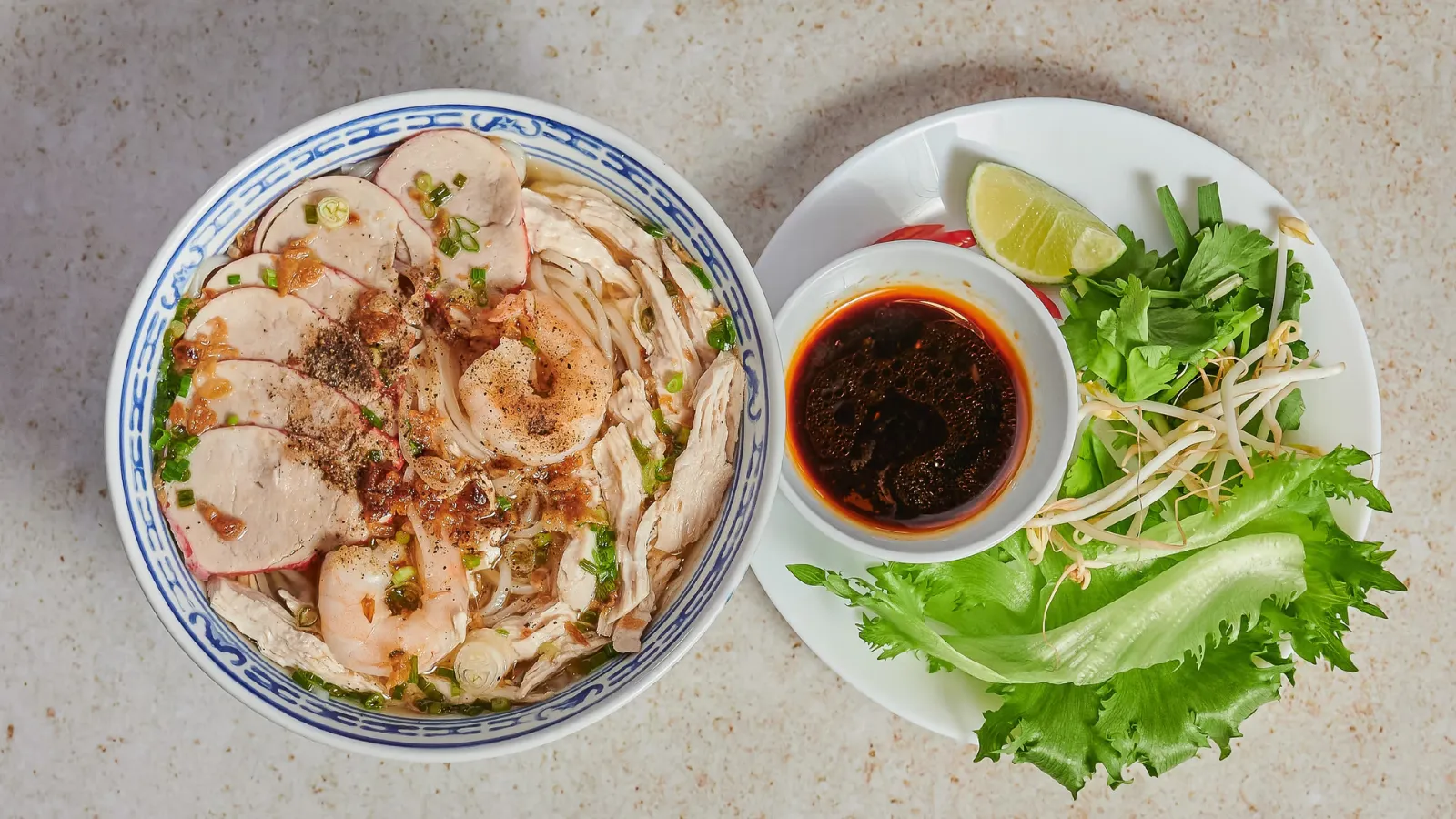 Nam-Vang risnuddelsuppe