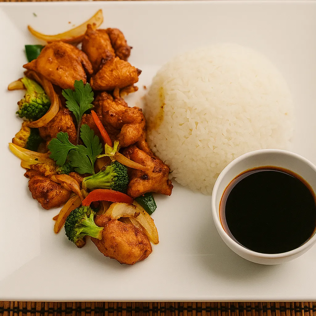 Wok kylling med chili & sitrongress