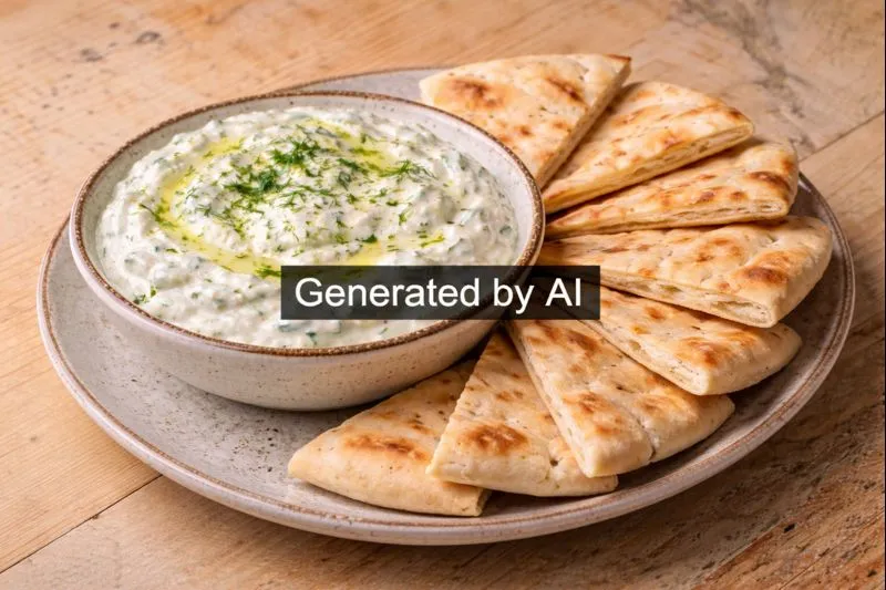 Tzatziki med pita
