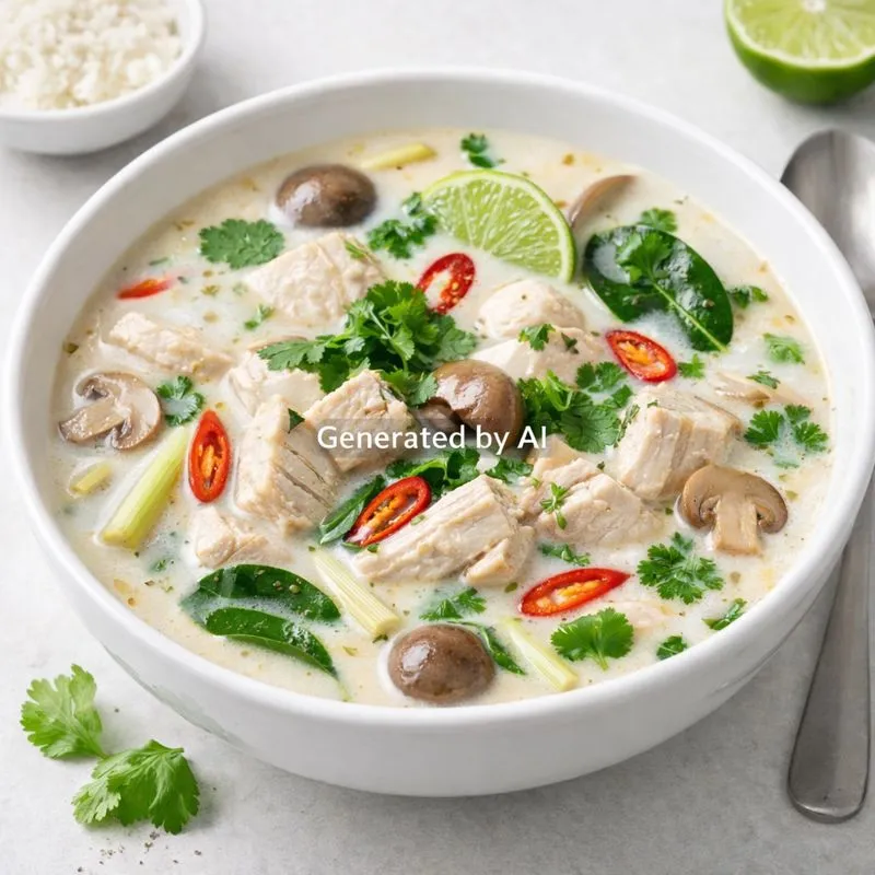 Thailandsk Tom Kha Gai