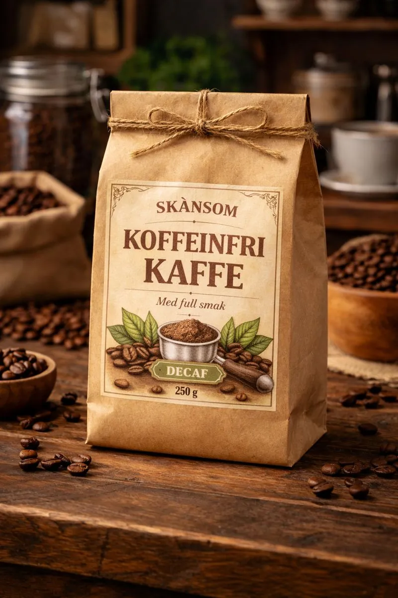 Koffeinfri Kaffe (Swiss Water)