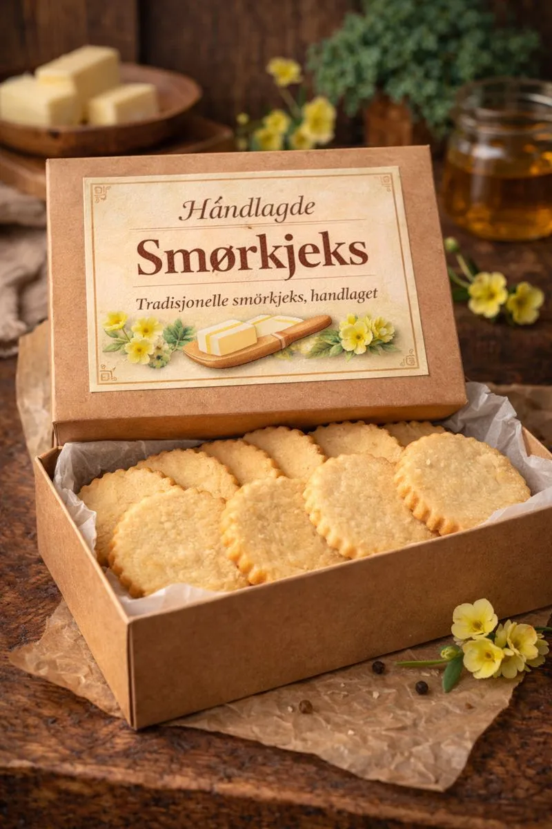 Håndlagde Smørkjeks