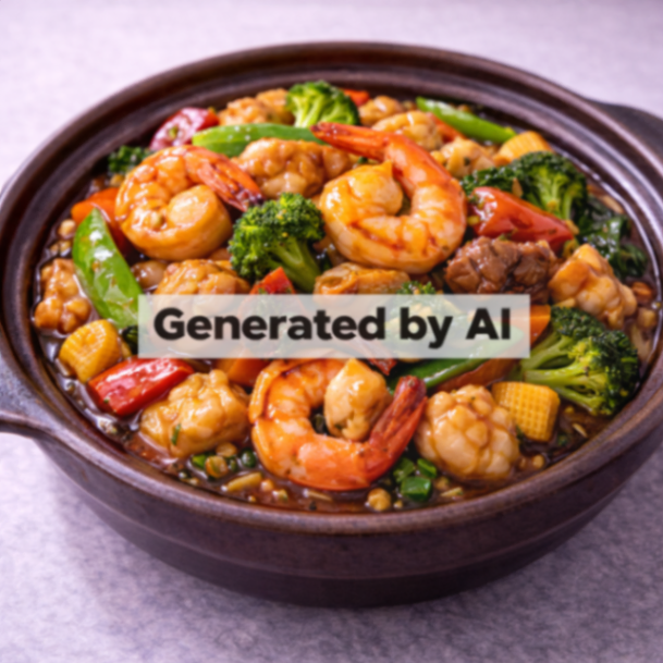 Kylling og kongereker (litt sterk)