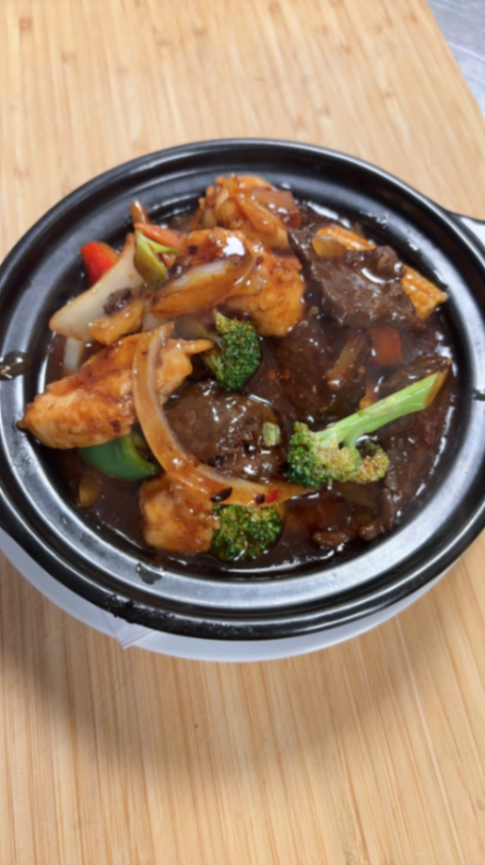 Kylling og kongereker (litt sterk)