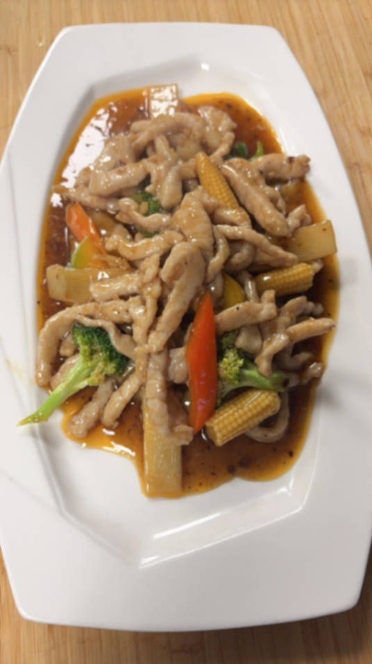 Svinefilet à la Sichuan (god og sterk)