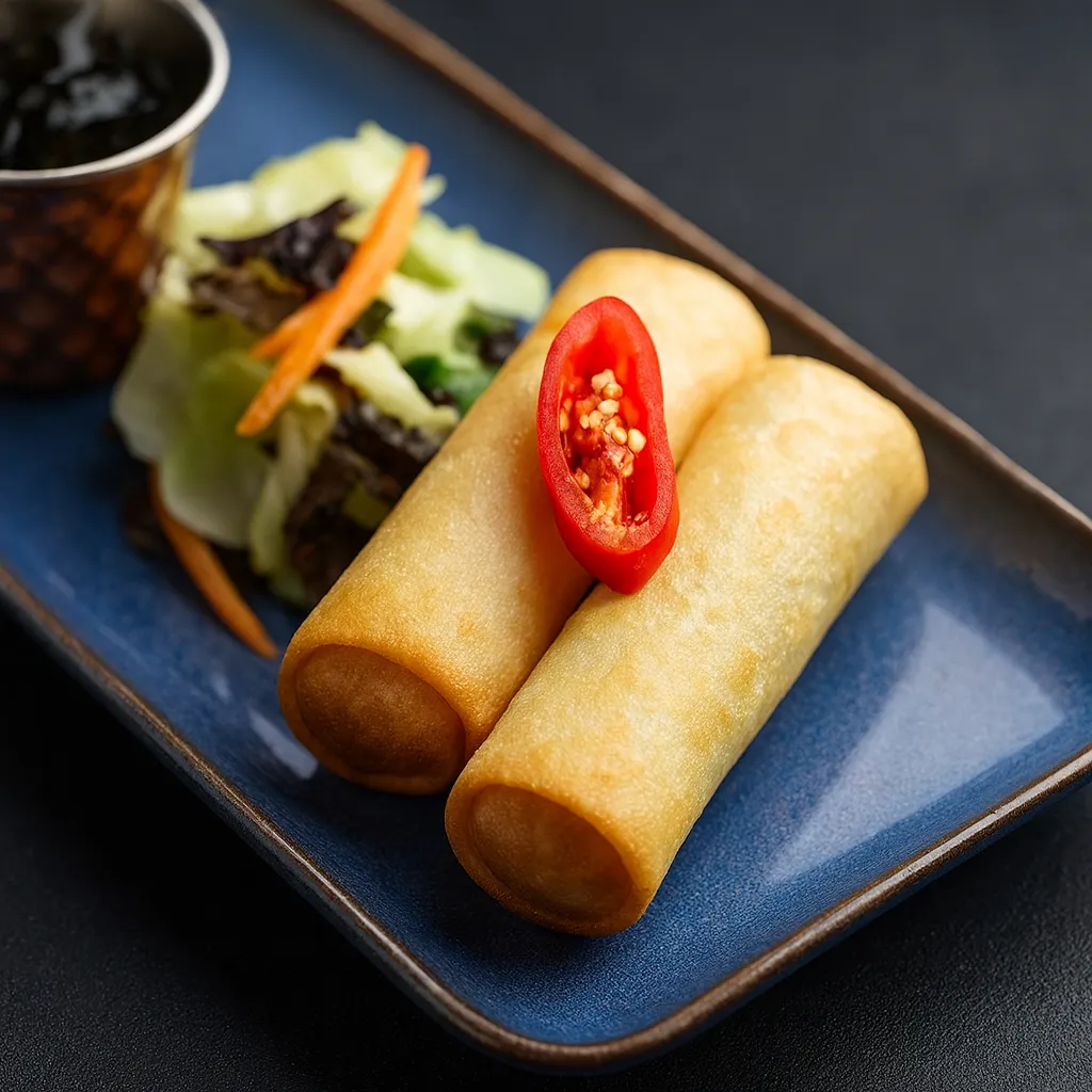 Sprøstekte Thai vårruller