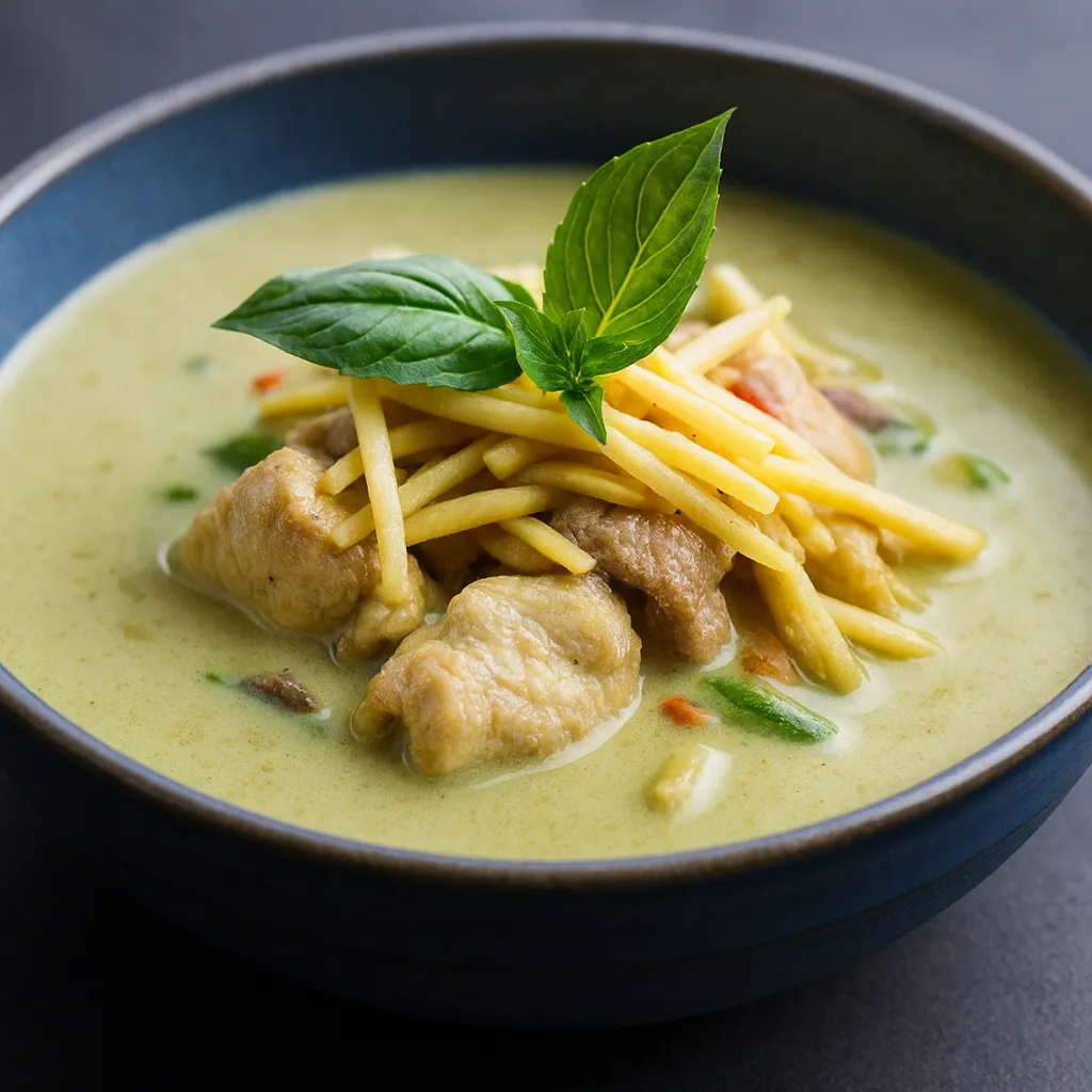 Grønn curry med kylling (Kaeng Keow Wan Gai)