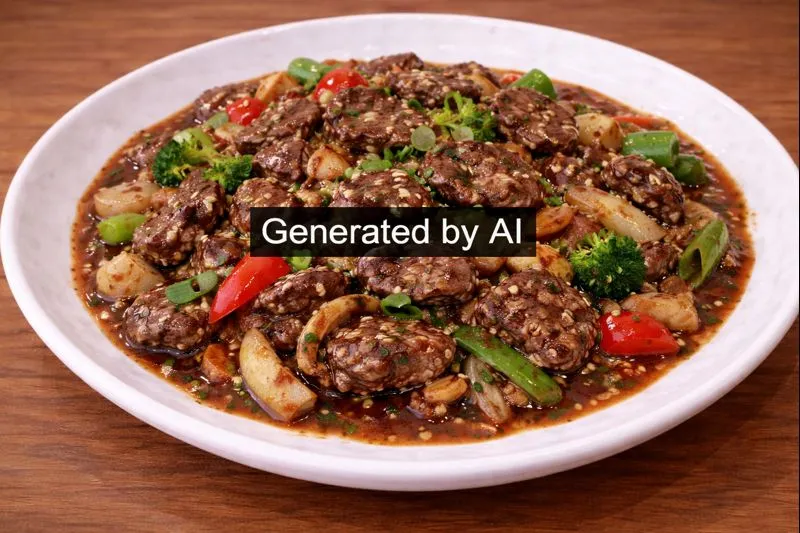 Biff i svartbønnesaus