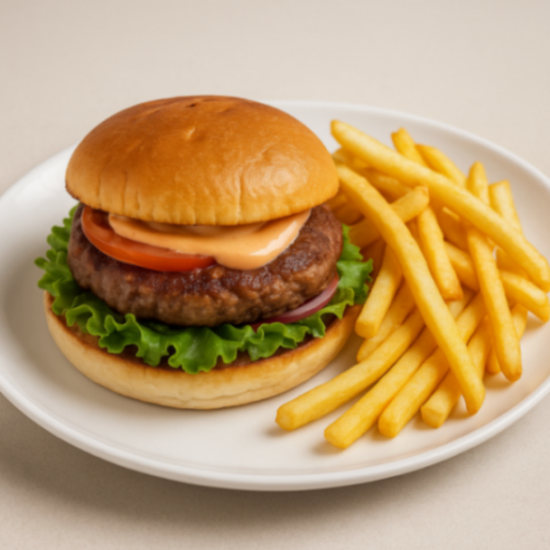 Burger tallerken - 160g