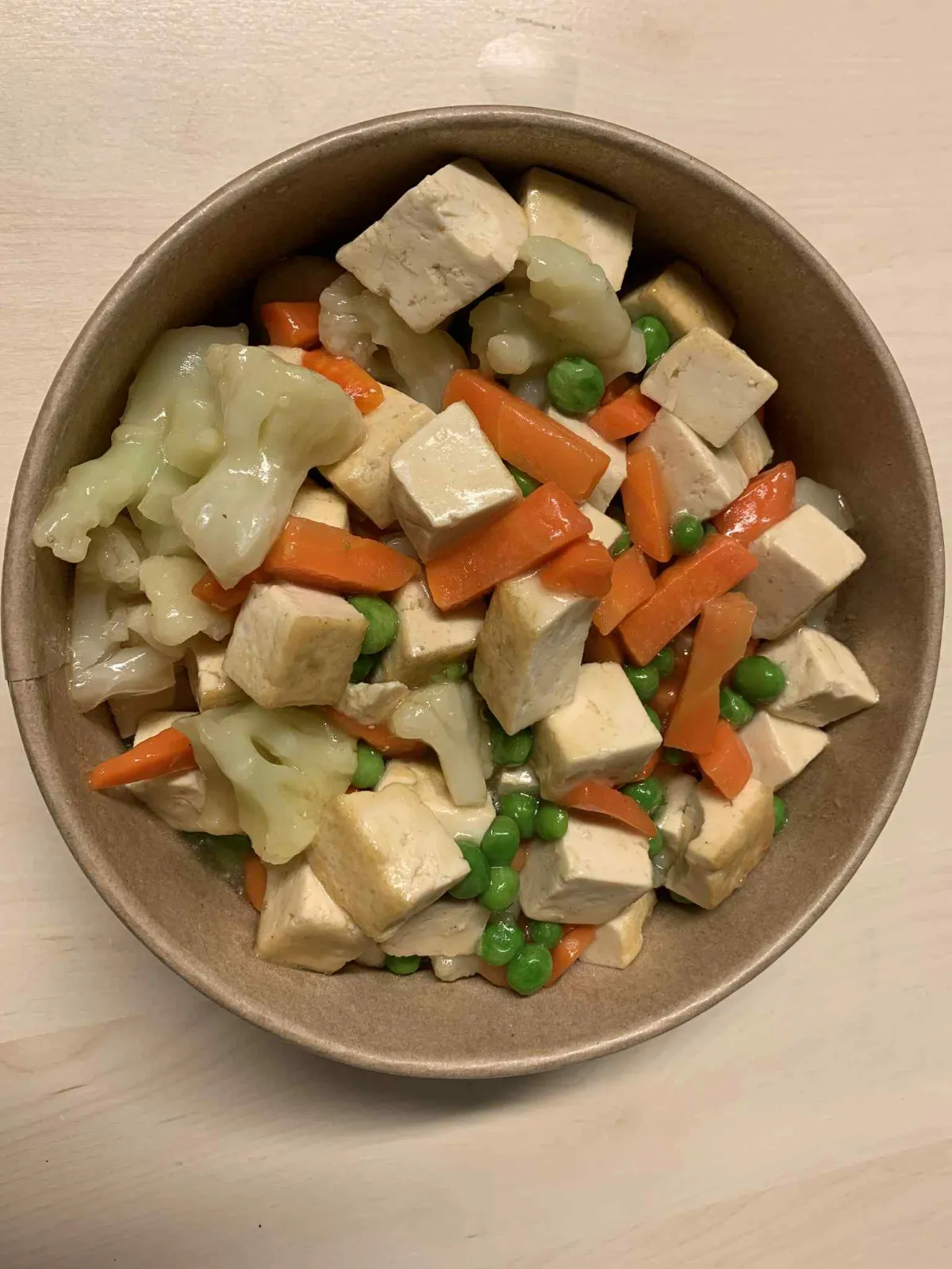 Grønnsaker med tofu
