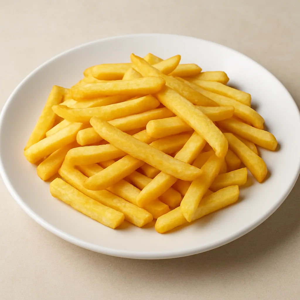 Byttes med pommes frites