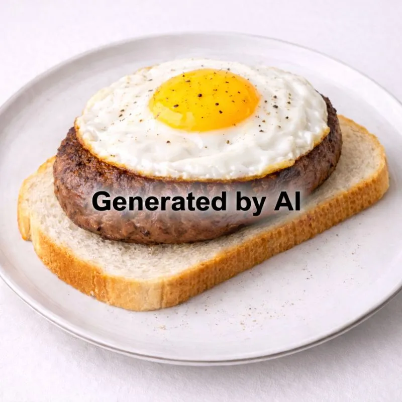 Karbonadesmørbrød med egg