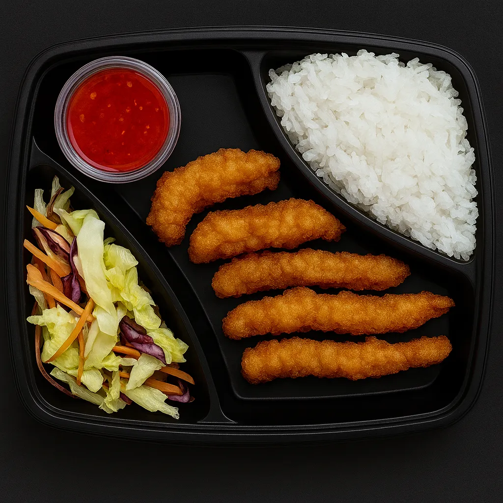 Gung-Tad, innbakt scampi per 5 stykker