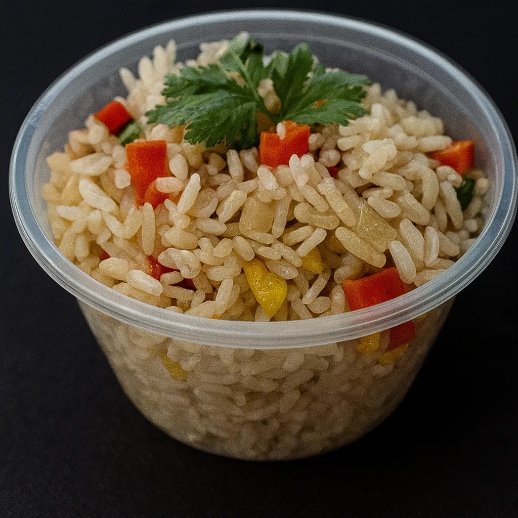 Stekt ris med grønnsaker