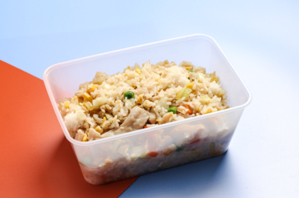 Stekt ris med kylling